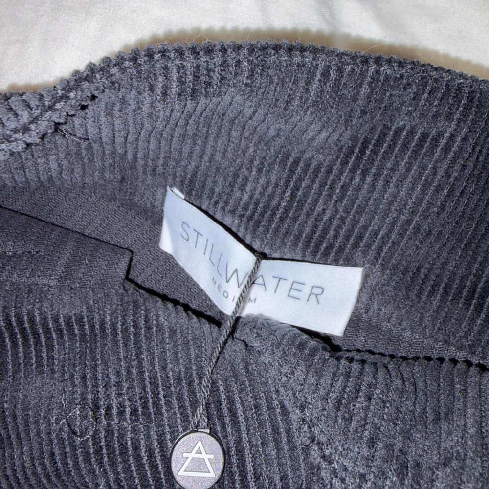 Stillwater High-Rise Black Corduroy Wide-Leg Pants Set - Picture 3 of 4